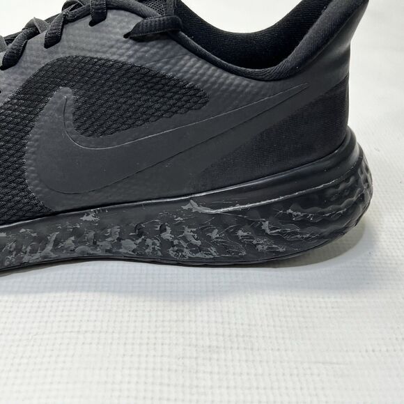 Nike Men's Revolution 5 BQ3204-001 Black Low Top Sneaker Shoes Size 12 - Picture 9 of 14